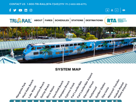 'tri-rail.com' screenshot