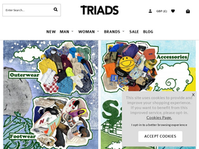 'triads.co.uk' screenshot