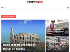 'triatlonnoticias.com' screenshot