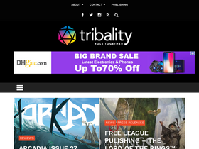 'tribality.com' screenshot