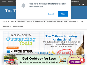 'tribtown.com' screenshot