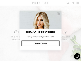 'tricoci.com' screenshot