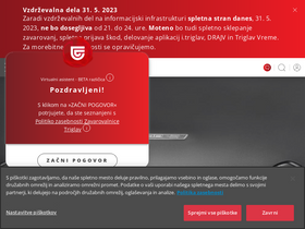 'triglav.si' screenshot