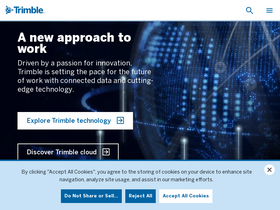 'trimble.com' screenshot
