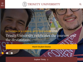 'trinity.edu' screenshot