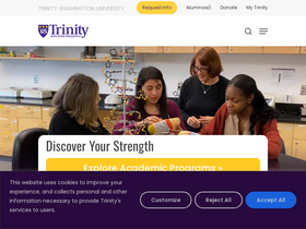 'trinitydc.edu' screenshot