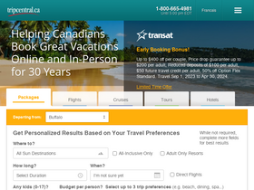 'tripcentral.ca' screenshot