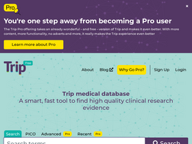 'tripdatabase.com' screenshot