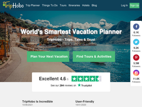'triphobo.com' screenshot