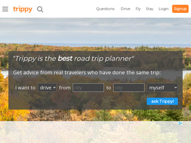 'trippy.com' screenshot