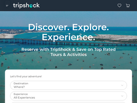 'tripshock.com' screenshot