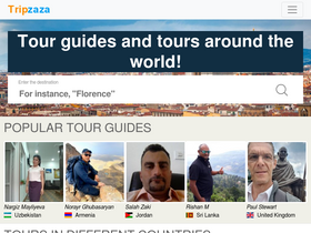 'tripzaza.com' screenshot