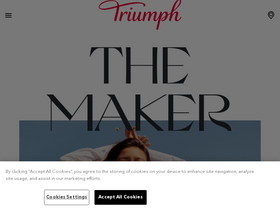'triumph.com' screenshot