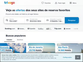 'trivago.com.br' screenshot