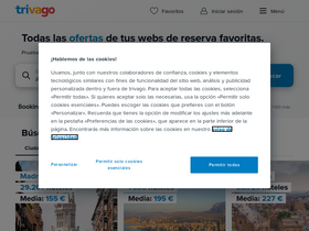 'trivago.es' screenshot