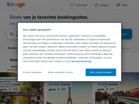 'trivago.nl' screenshot