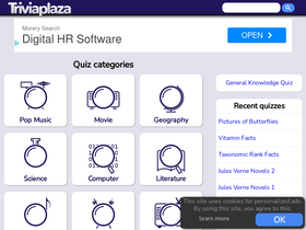 'triviaplaza.com' screenshot