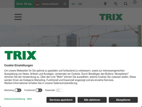 'trix.de' screenshot