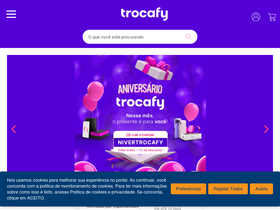 'trocafy.com.br' screenshot