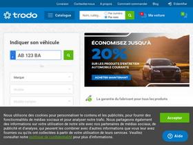 'trodo.fr' screenshot