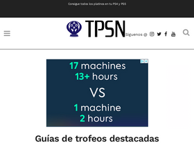 'trofeospsn.com' screenshot
