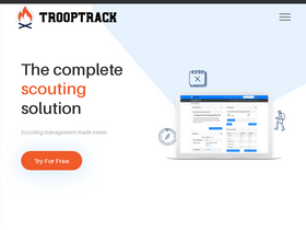 'trooptrack.com' screenshot
