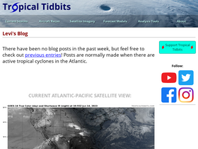 'tropicaltidbits.com' screenshot