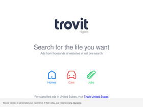 'trovit.ng' screenshot