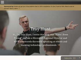 'troyhunt.com' screenshot