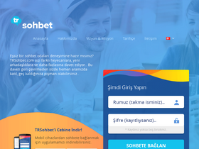 'trsohbet.com' screenshot