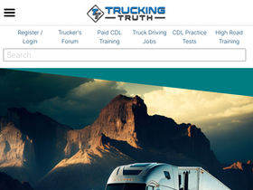 'truckingtruth.com' screenshot