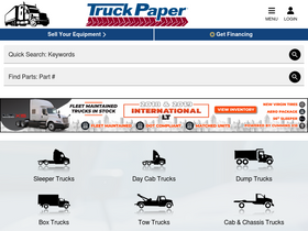 'truckpaper.com' screenshot