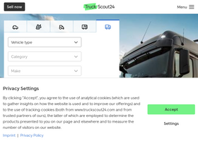 'truckscout24.com' screenshot
