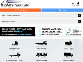'truckworld.com.au' screenshot