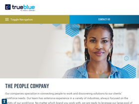 'trueblue.com' screenshot