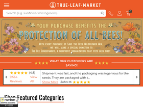 'trueleafmarket.com' screenshot