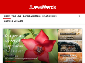 'truelovewords.com' screenshot