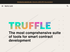 'trufflesuite.com' screenshot