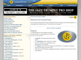 'trumpetherald.com' screenshot