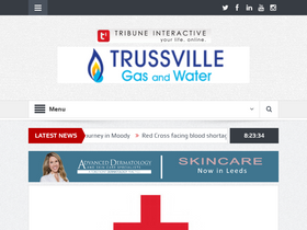 'trussvilletribune.com' screenshot