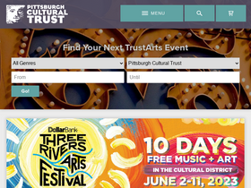 'trustarts.org' screenshot