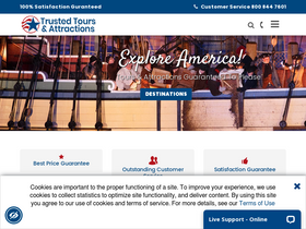 'trustedtours.com' screenshot