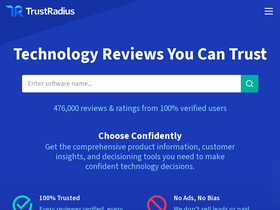 'trustradius.com' screenshot