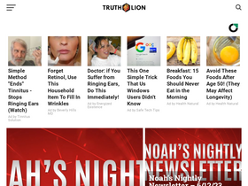 'truthlion.com' screenshot