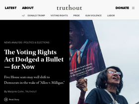 'truthout.org' screenshot