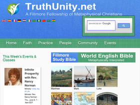 'truthunity.net' screenshot