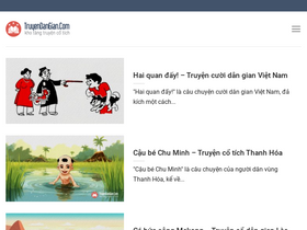 'truyendangian.com' screenshot