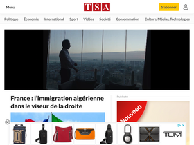 'tsa-algerie.com' screenshot