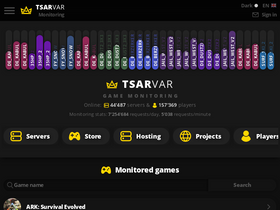 'tsarvar.com' screenshot