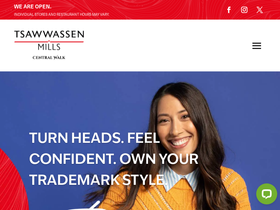 'tsawwassenmills.com' screenshot